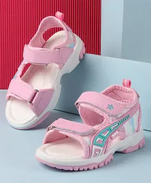 Cute Walk by Babyhug Sandal with Velcro Closure - Pink