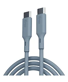 XTOUCH USB Type C to C Cable 2 m Compatible with Phone Laptop Tablet- Grey