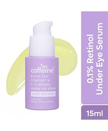 mCaffeine Black Tea Complex & 0.1% Retinol Under Eye Serum - 15 ml