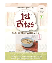 Pristine 1st BITES Baby Cereal 300g  Baby Food (6-24 Months) Stage-1, 100% Organic Rice Infant Food