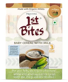 Pristine 1st BITES Baby Cereal 300g Baby Food (10-24 Months) Stage-3, 100% Organic Millets Infant Food
