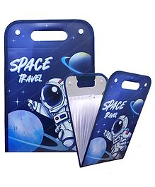 FunBlast Space Travel Theme File Folder with Button Lock and Handle