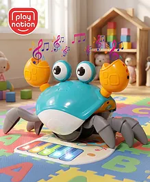 Play Nation Blue Crawling Crab Rechargeable
                        Musical Toy| Interactive Early Learning &
                        Entertainment Toy For 3 Years+ Kids| Fun Moving
                        Toy With Sound and Lights| Improves Hand Eye
                        Co-ordination| Gifting Toy| BIS Certified