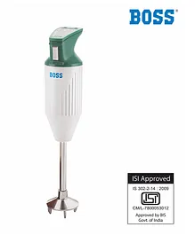 BOSS B131 Portable Hand Blender 180 - Watt Variable Speed Control 3-Year Warranty Easy to Clean and Store ISI-Marked - Green