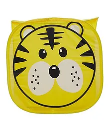 Ez Life Tiger Printed Laundary Basket - Yellow