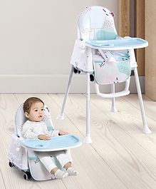 Babyhug 3 in 1 Comfy High Chair with Printed Cushion