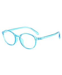SYGA Children's Anti-Blue Light Glasses For 4-12Years old Kids(Anti blue light sky blue)
