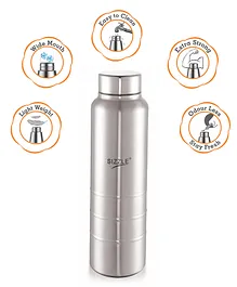 Sizzle New Design Unbreakable Stainless Steel Leak Proof Fridge Water Bottle, 1 pc, 600 ml, Silver