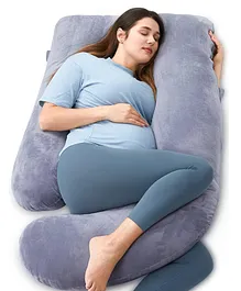 Pumpum U Shape Hollow Fiber Maternity Pillow ,Grey
