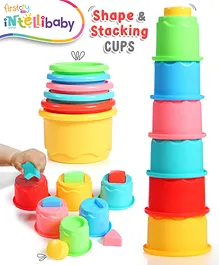 IntelliBaby 3-in-1 Shape & Stacking
                        Cups | Sorting, Nesting & Water Play |
                        Cognitive Skills Development | BIS Certified |
                        Ideal for Gifting | Educator Recommended