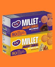 Early Foods Ragi Chocolate Jaggery Cookies Pack of 2 130g each