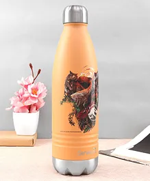Servewell Jurassic World Indus Vacuum Bottle Pastel Orange - 750 ml
