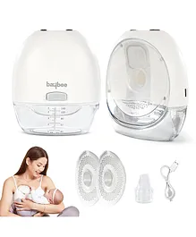 Baybee Ultra Slim Electric Breast Pump for Feeding Mothers, Automatic Breast Feeding Pump Electrical with Led, 3 Modes, 9 Level Suction Adjustment & 3 Sizes, Hands Free Milk Pump for Breastfeeding