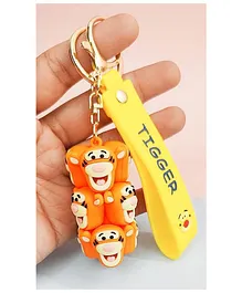 TERA 13 Tiger Theme Keychain for kids, Yellow-1 pcs