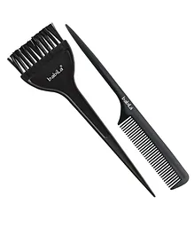 Babila Dye Brush and Tail Comb DBC V01TC- Black