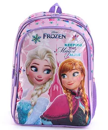 Disney Frozen Inspired School Bag for Winter Wonderland Adventures Pink - 16 Inches