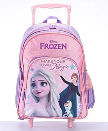 Disney Frozen School Trolley Backpack Pink-  18 Inches