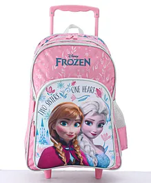 Disney Frozen School Trolley Backpack Pink-  16 Inches