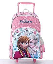 Disney Frozen School Trolley Backpack Pink-  18 Inches