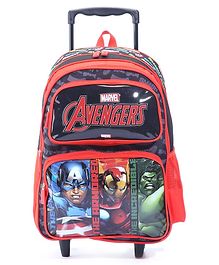 Avengers School Trolley Backpack Grey & Red-  16 Inches