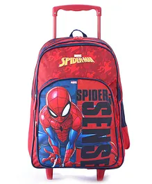 Spiderman School Trolley Bag Inspire Learning with Spider Man's Style Red -16 Inches