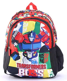 Transformers School Bag Roll Out to School in Transformers Fashion Multicolour - 14 Inches