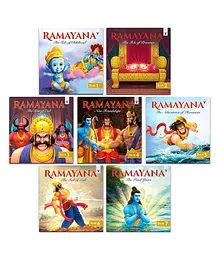 Ramayana Story Books for Kids, Combo of 7 Books   - English