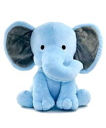 Deals India Blue Elephant Sitting 32 cm