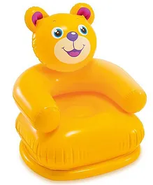 Teddy Shape Inflatable Chair - Yellow