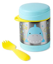 Skip Hop Back To School Zoo Insulated Little Kid Food Jar Shark Ss Container