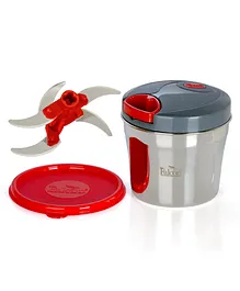 PddFalcon Stainless Steel Chopper Red, 900ml