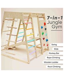 Curious Cub 7 in 1 Jungle Gym-Multi Colour
