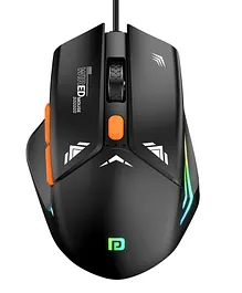 Portronics POR-2015 Vader Wired Gaming Mouse with 6 Buttons and Ergonomic Design-Black