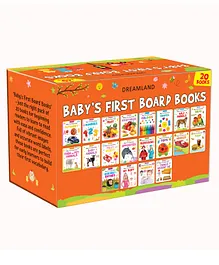 Baby's First Board Books Pack of 20 Books - English