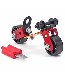 Zephyr Mini Mechanix Assorted Buildable Motor Bike Red and Black - 26 Pieces