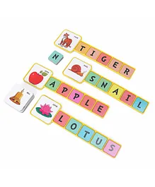 Zephyr Word Pick Puzzle Multicolor- 36 Pieces