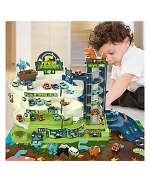 Sanjary  Dinosaur Track Car Building  Set Toy  for kids -Color May Vary