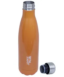 Jaypee Plus Alpha Stainless Steel Long Hours Hot and Cold Water Bottle for School, Leakproof, Rust free Steel Bottle -750 ml , Orange