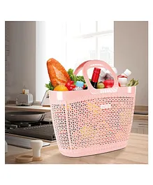 Milton Pluto Shopping Grocery Vegetable Fruit Multipurpose Bag, Pink Big