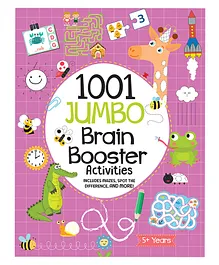 1001 Jumbo Brain Booster Activity Book - English