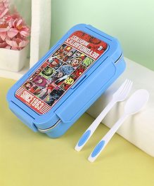 Avengers Steel Insulated Lunch Box - Dark Blue