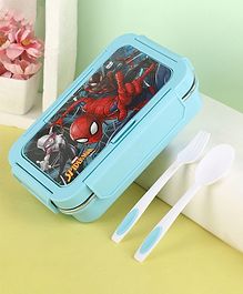 Spider-Man Steel Insulated Lunch Box - Light Blue