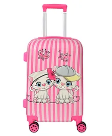 D Paradise Hard Case Trolley Bag Hello Kitties Print - 20 Inches