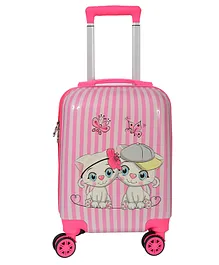 D Paradise Hard Case Trolley Bag Hello Kitties Print - 16 Inches