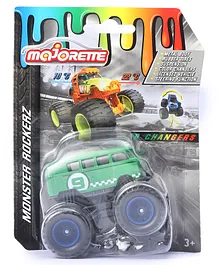Simba Majorette Monster Volkswagen Rockerz Color Changers Die Cast Free Wheel Monster Truck - Green