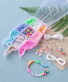 Babyhug DIY Jewellery Kit with Threads- Multicolor