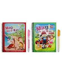 Muren Magic Water Coloring Doodle Book & Magic Pen for Kids set of 2 - (Colour may vary)