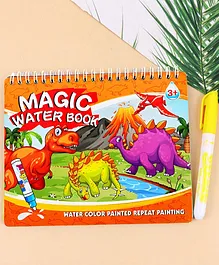Baby Moo Dinosaur World Reusable Book Orange - English