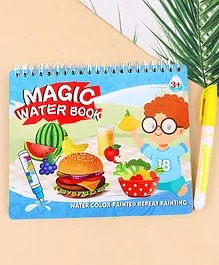 Baby Moo Fantastic Food Reusable Book Blue - English