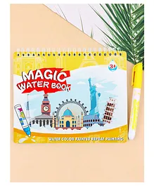 Baby Moo World Travel Reusable Book Yellow - English